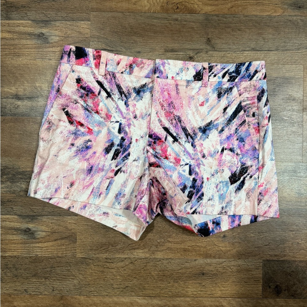 Calvin Klein Women's Abstract Pink Shorts